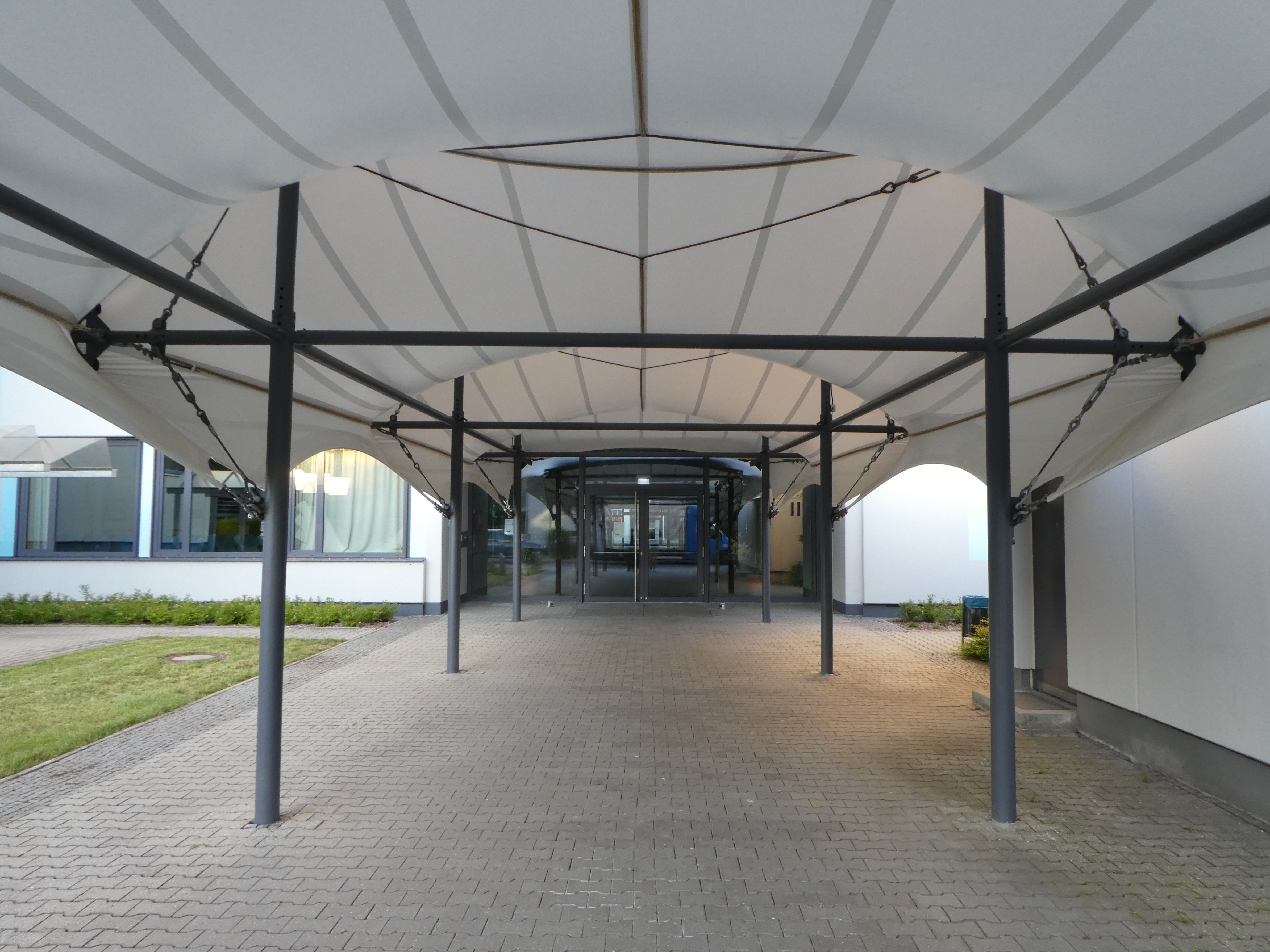 entrance canopy PVC Polyester Fabric